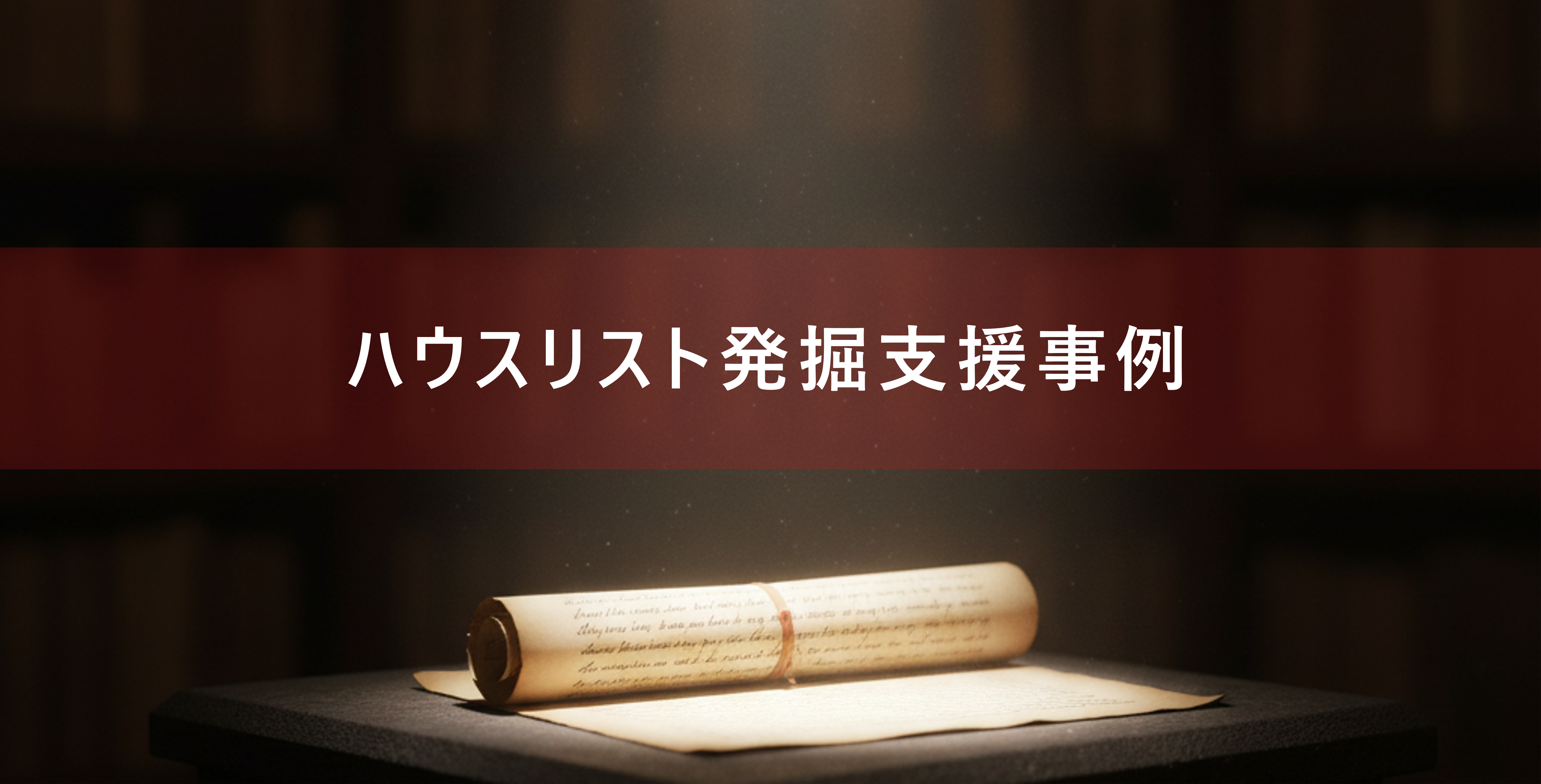 ハウスリスト発掘事例