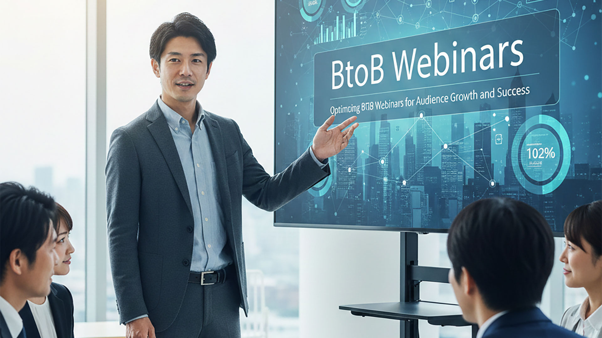 BtoBウェビナーで集客を成功させる最適な方法とポイントを徹底解説のサムネイル